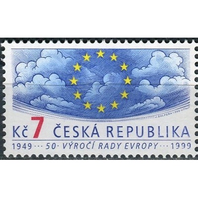 Česká pošta (1999) č. 214 ** - Česká republika - Rada Evropy 50. výročí založení
