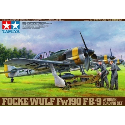 Tamiya Focke-Wulf Fw190 F-8/9 with Bomb Loading Set 1:48