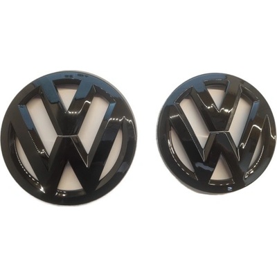 VW GOLF V MK5 (2003-2010) přední a zadní znak, logo (12,8cm a 11,3cm) - černá lesklá – Zboží Mobilmania