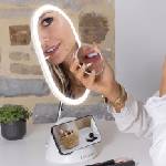Lanaform LumiCharge - LED огледало за грим X1/X3 със зарядна база