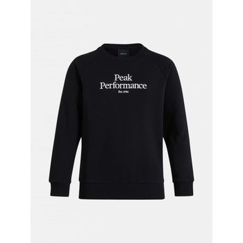 Peak Performance Jr Original Crew black/grey melange