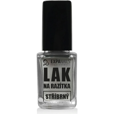 Expa-nails lak na razítka stříbrný 12 ml