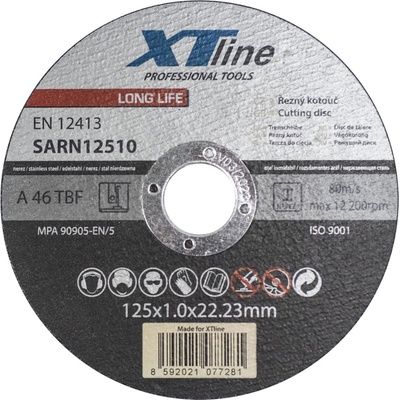 Xtline Kotouč řezný 125 x 1,0 mm SARN12510