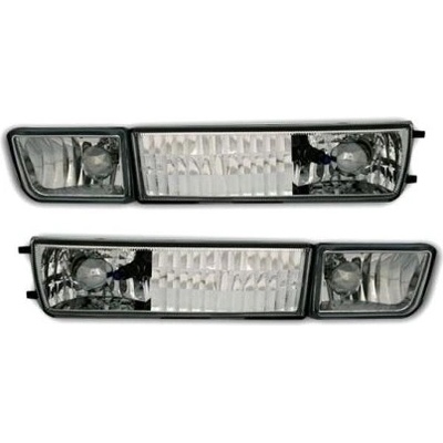 Кристални мигачи с халоген за Golf 3 / Vento - хром