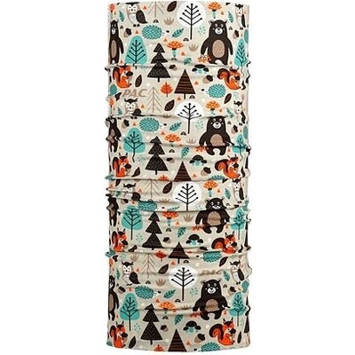 šátek P.A.C. Kids UV Protector Fox & Bear