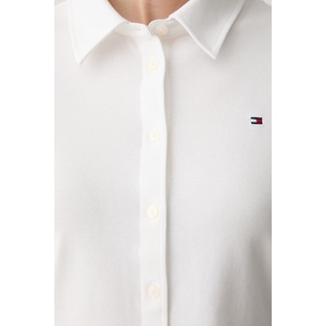 Tommy Hilfiger риза дамска от памук с еластан (WW0WW49922)