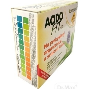 Kompava Acidofit MD Mix 2 x 10 tabliet + lakmusové papieriky 100 ks