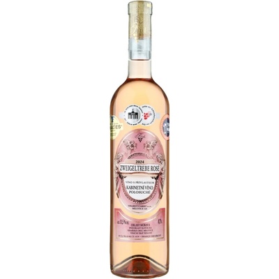 Vinařství Krist Zweigeltrebe rosé kabinetní 2024 11,5% 0,75 l (holá láhev)