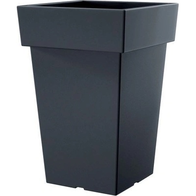 PlasticFuture Kvetináč Lofly Sweet tmavosivý, 28,9 cm