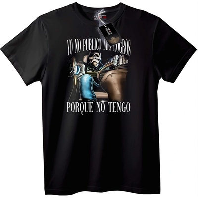 NOONEBRAND Тениска Шофьор Череп - Без Постижения - 6XL, Black