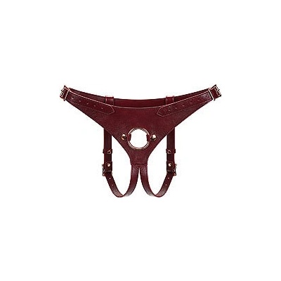 Liebe Seele Wine Red Strapon Harness