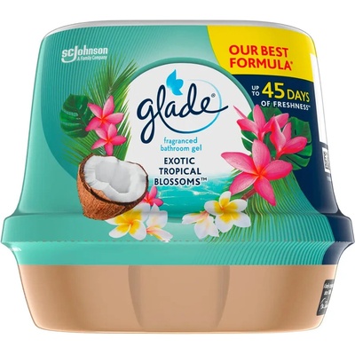 Glade Exotic Tropical Blossoms vonný gel do koupelny 180 g