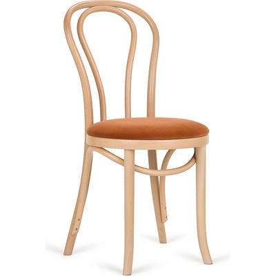 Paged Classic A-1840 Seat Uph Back Wood buk morený / látka kat. 1