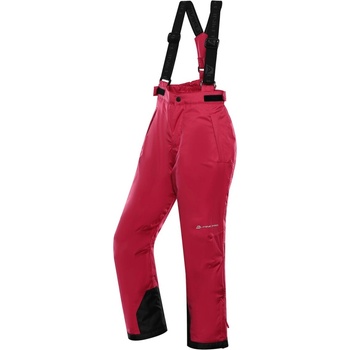 ALPINE PRO Detské lyžiarske nohavice s membránou ptx snow EDESO vínová