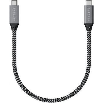Satechi USB4 C-To-C Braided Cable 40 Gbps 25cm - Grey (ST-U4C25M)