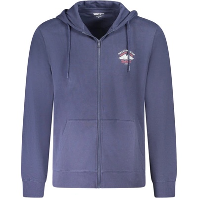 Wrangler Мъжки суичър с цип wrangler, Размер s, Цвят Синьо (112362887_blnavy)