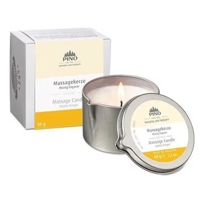 PINO Масажна свещ - мед и джинджифил, 60 г