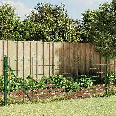 Oplocení ze síťoviny s kotvami, zelený, 1,1 x 25 m