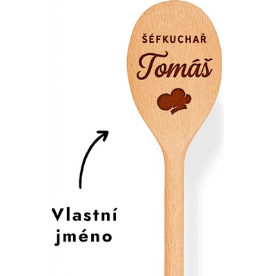 Dřevia Vařečka - Šéfkuchař se jménem – Zboží Dáma