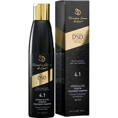 DSD Dixidox Deluxe Keratin Treatment Shampoo Č. 4.1 200 ml