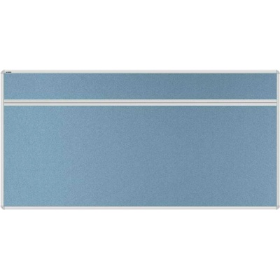 VMS VISION Stolový akustický paraván AKUSTIK ekoTAB oblý roh 160 x 80 cm svetlo modrý