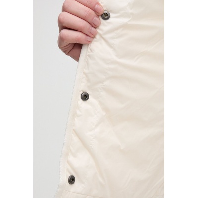 Tommy Hilfiger Пухен елек Tommy Hilfiger дамски в бежово преходен модел WW0WW43214 (WW0WW43214)