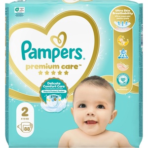 Pampers Premium Jumbo Pack S2 (88 бр. /фол)