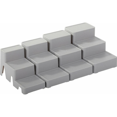 Verk 27026 Multifunkčný kozmetický organizér 4 ks sivý