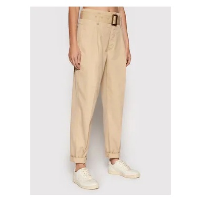 Ralph Lauren Текстилни панталони 211752936006 Бежов Regular Fit (211752936006)