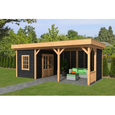 Tuindeco Pergola OSLO L 690x380cm čierna type 8