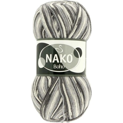Nako Boho vzor 82164 černobílý