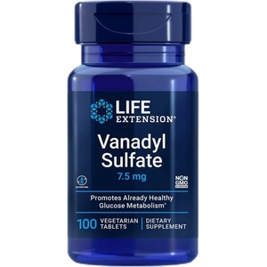 Life Extension Vanadyl Sulfate 7.5 mg [100 Таблетки]