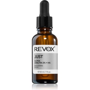 Revox Just Alpha Arbutin 2% + HA озаряващ серум на лицето и шията 30ml