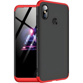 GKK Защитен калъф GKK 360 - Преден и заден капак за цялостна защита на телефона Xiaomi Mi 8 SE - Черен/Червен KP13628 (13628)