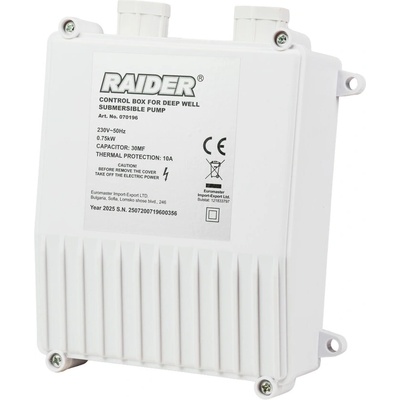 Raider (Standard) Пусково табло Raider RD - за сондажни помпи до 0, 75 kW (070196)