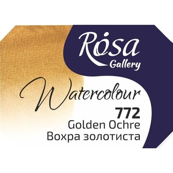 Rosa 343772 Акварелна боя 772 Golden Ocher 2, 5 ml 1 бр (343772)