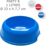 Ferplast PARTY 8, Пластмасова купа с гумички - 1 л