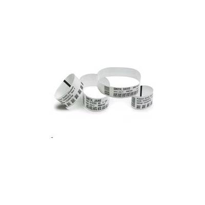 Zebra Z-Band UltraSoft - Polypropylene vinyl lepivý Wristbands - biela - 25.4 x 152.4 mm 1800 kusmi (6 role x 300)