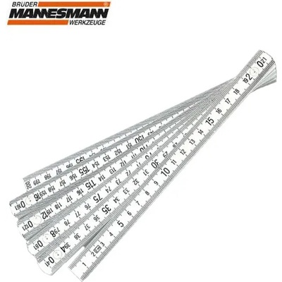 B. mannesmann Пластмасов сгъваем метър, 2 м (m 810-pvc-2)