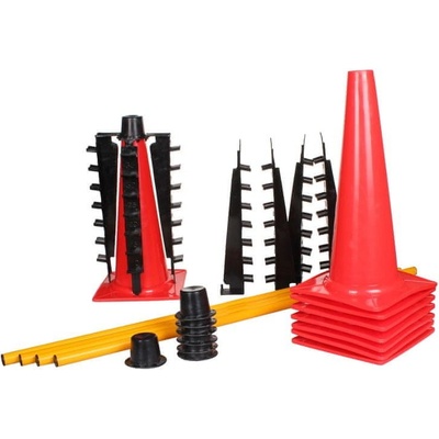 Merco 4x sada na přeskoky SP-2 2x kužel s držákem + tyč – Zboží Dáma