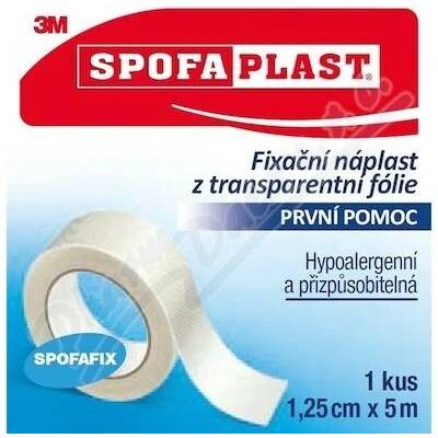 Spofaplast 431 Fix.náplast transp.fol. 5 m x12. 5 m m