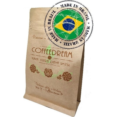 COFFEEDREAM BRAZÍLIE EAGLE MONTE CARMELO Středně jemné mletí espresso mocca Káva 0,5 kg