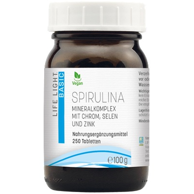 Минерален комплекс от спирулина - 250 таблетки