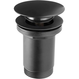 FERRO ВИТЛО МЕТАЛНО click/clack ferro 1 1/4 s285bl-b БЕЗ ПРЕЛИВНИК ОВАЛ ЧЕРЕН МАТ (s285b - bl - b)