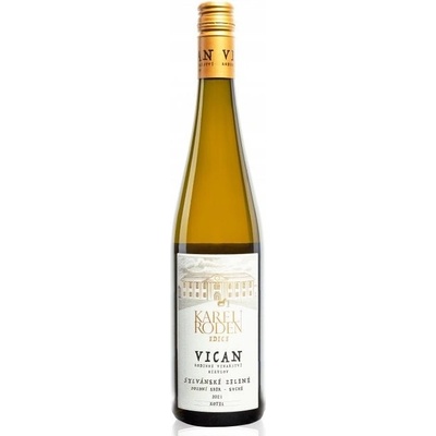 Vican Sylvánské zelené Edice Karel Roden Pozdní sběr 2023 13% 0,75 l (holá láhev)