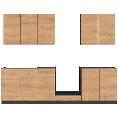 Black Red White Кухня SOLE 260 - dub Arlington (sole/260/DubArlington/wenge)