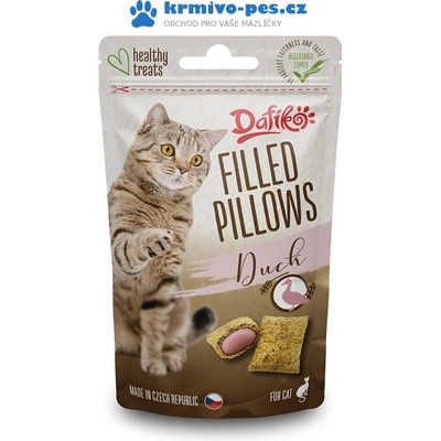 Dafiko Filled Pillows with Duck for Cats 40 g