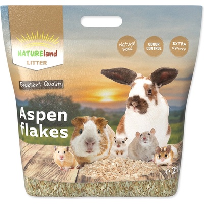 Nature Land podstieľka Osikové lupienky 21 l
