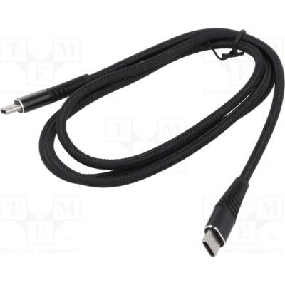 Savio CL-159 USB 1 m USB 2.0 USB C - USB C, černý