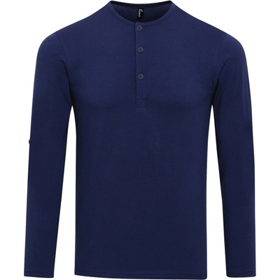 Premier Workwear pánske tričko s dlhým rukávom PR218 indigo